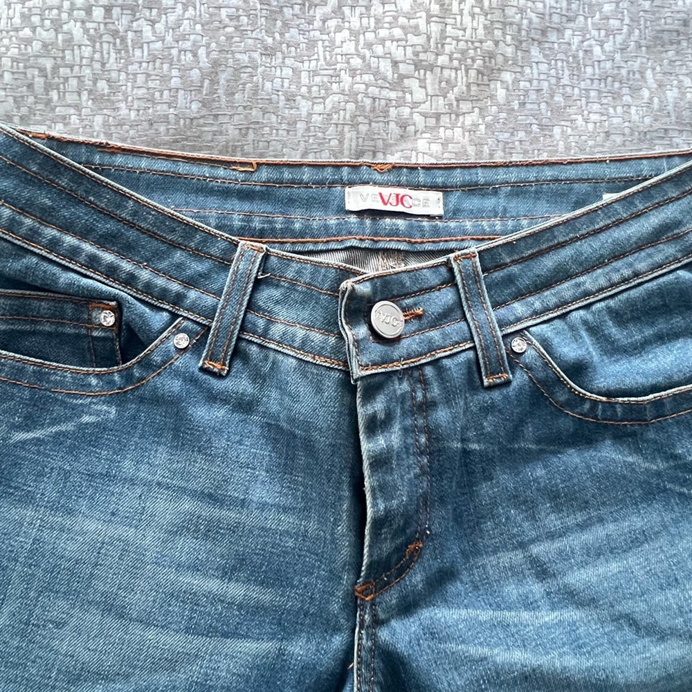 Versace Rhinestone Denim - Picture 4 of 5